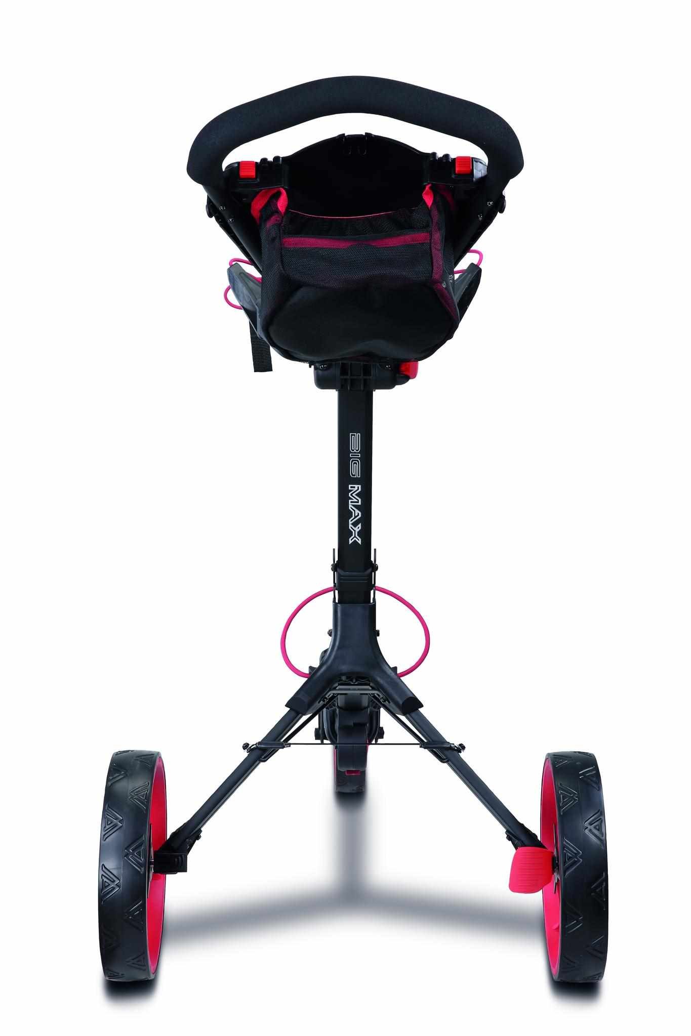 Big Max IQ2 360 manual trolley, phantom black-red