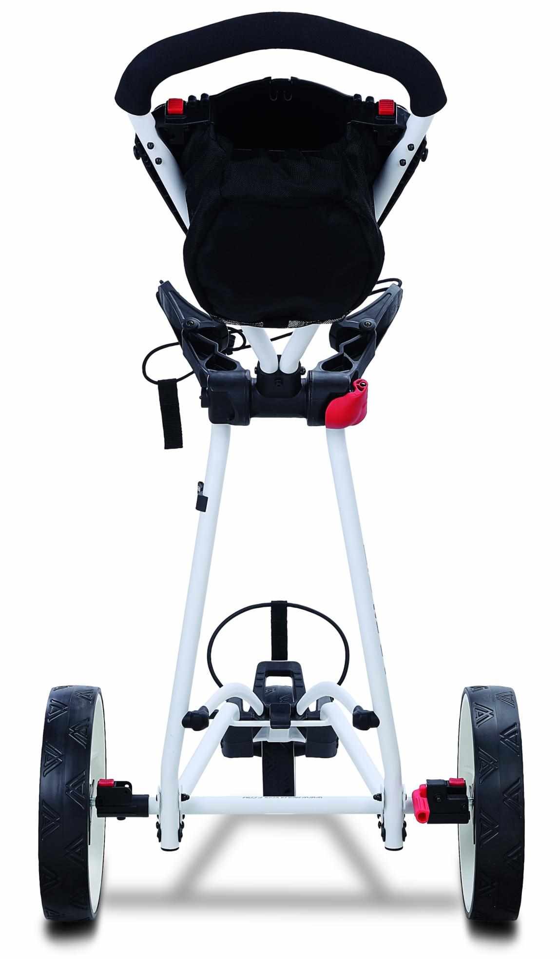 Big Max Autofold X2 manual trolley, white