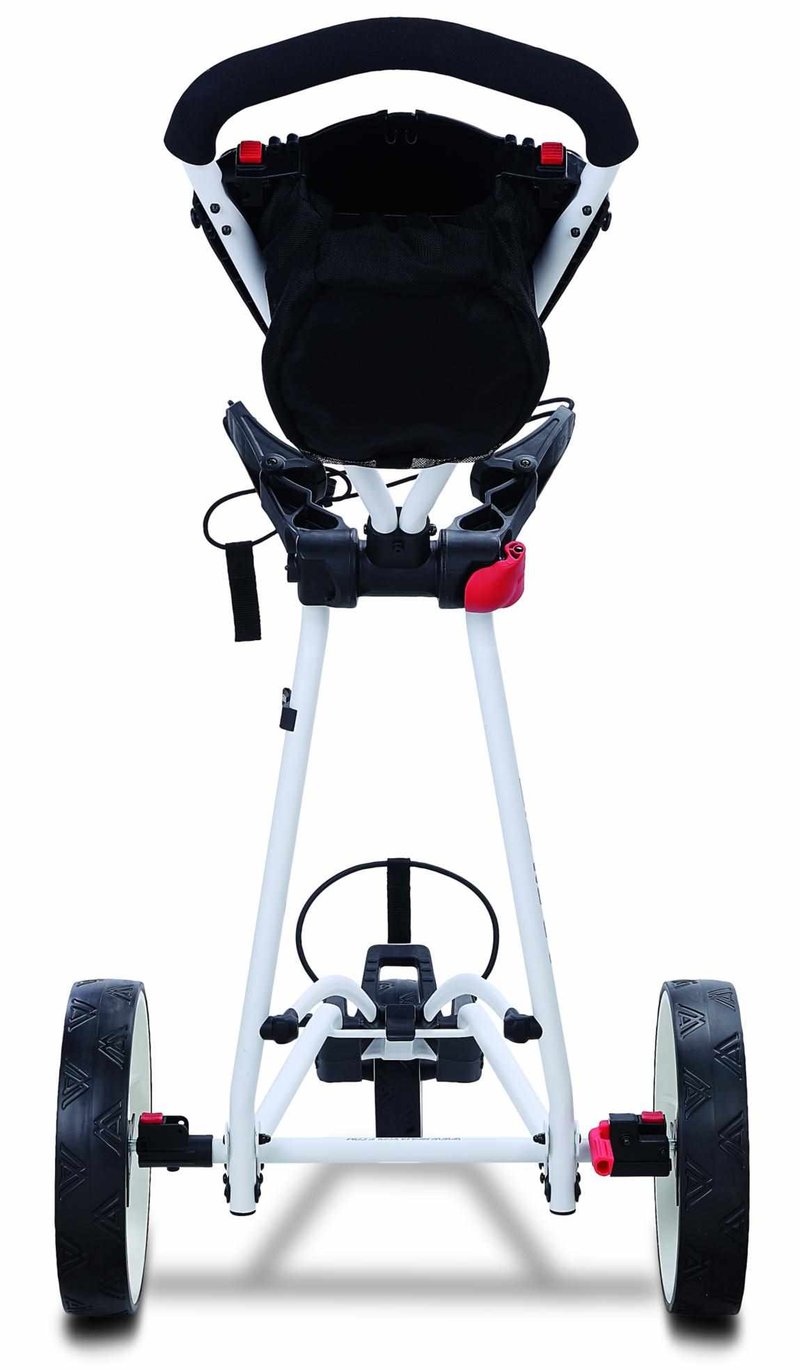 Big Max Autofold X2 manual trolley, white