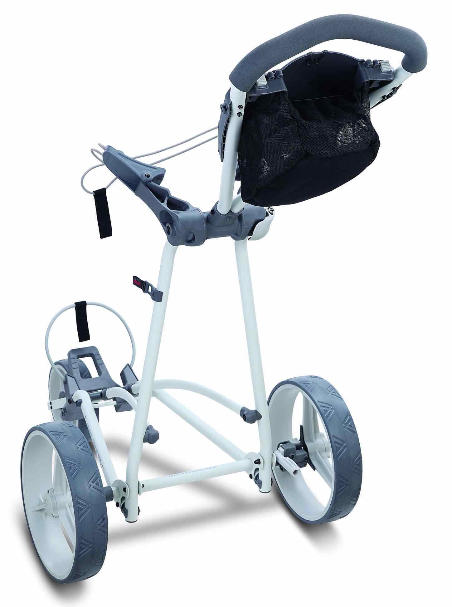 Big Max Autofold X2 manual trolley, grey-charcoal