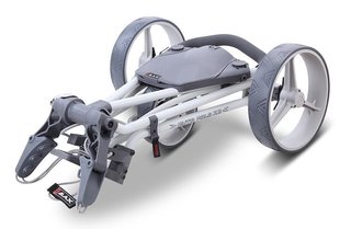 Big Max Autofold X2 manual trolley, grey-charcoal