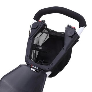 Big Max Autofold X2 manual trolley, grey-charcoal