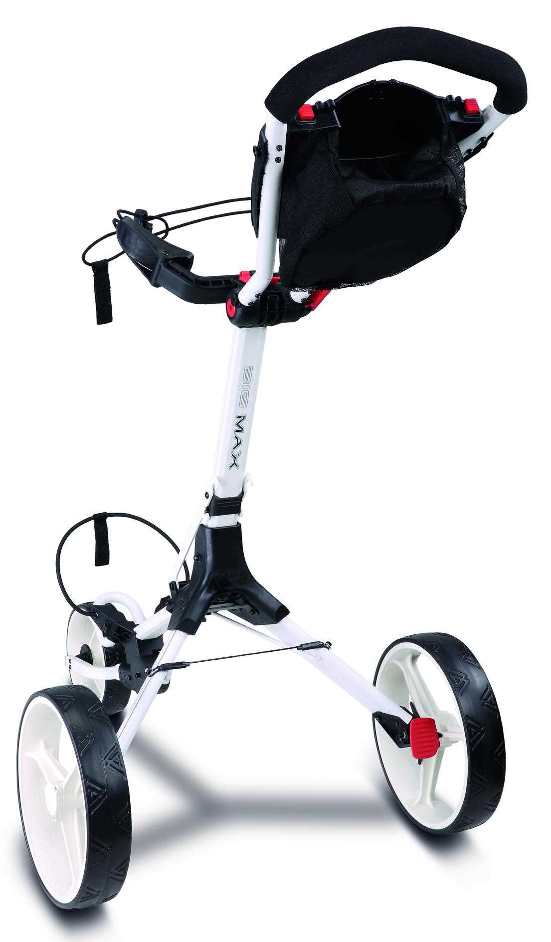 Big Max IQ2 manual trolley, white
