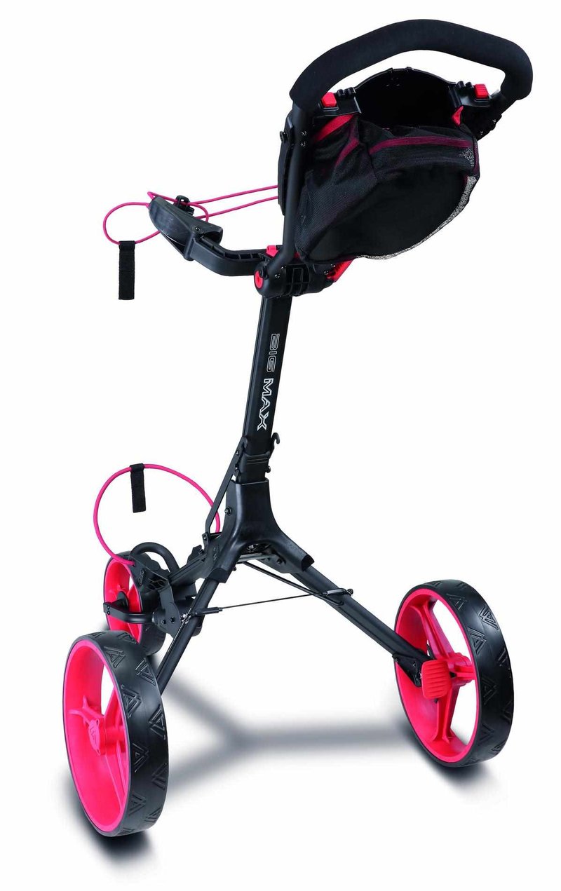 Big Max IQ2 manual trolley, phantom black-red