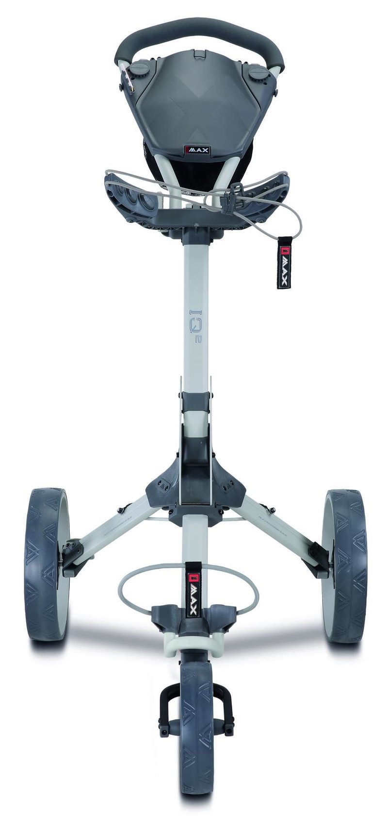 Big Max IQ2 manual trolley, grey-charcoal
