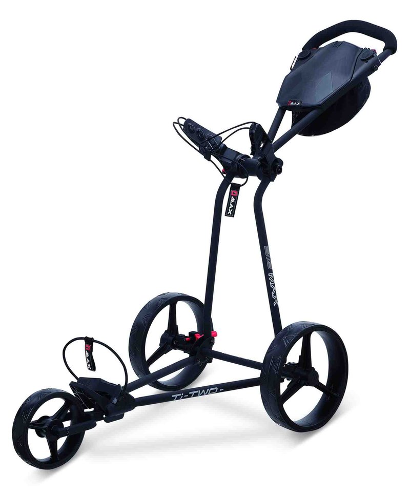 Big Max TI TWO manual golf trolley, phantom black