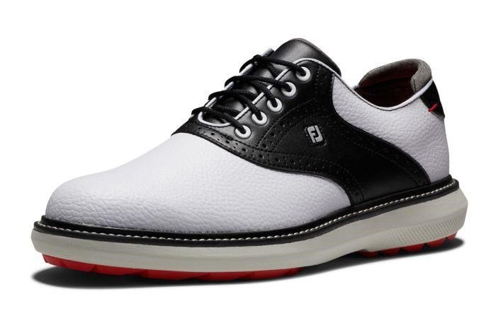 FootJoy FootJoy Traditions Spikeless mens golf shoes, white/black