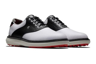 FootJoy FootJoy Traditions Spikeless mens golf shoes, white/black