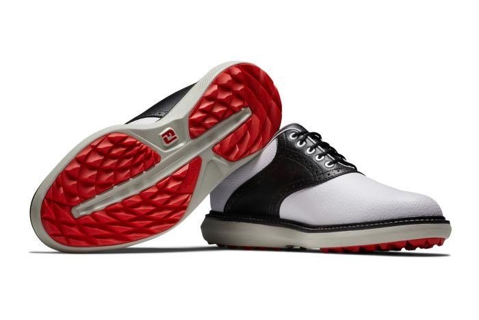 FootJoy FootJoy Traditions Spikeless mens golf shoes, white/black
