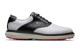 FootJoy FootJoy Traditions Spikeless mens golf shoes, white/black
