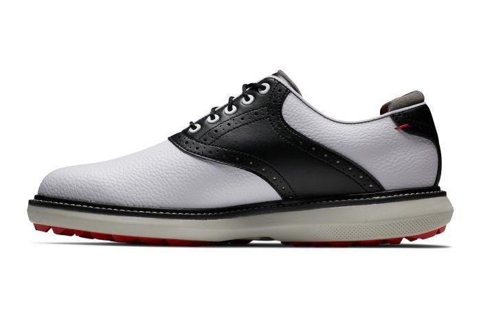 FootJoy FootJoy Traditions Spikeless mens golf shoes, white/black