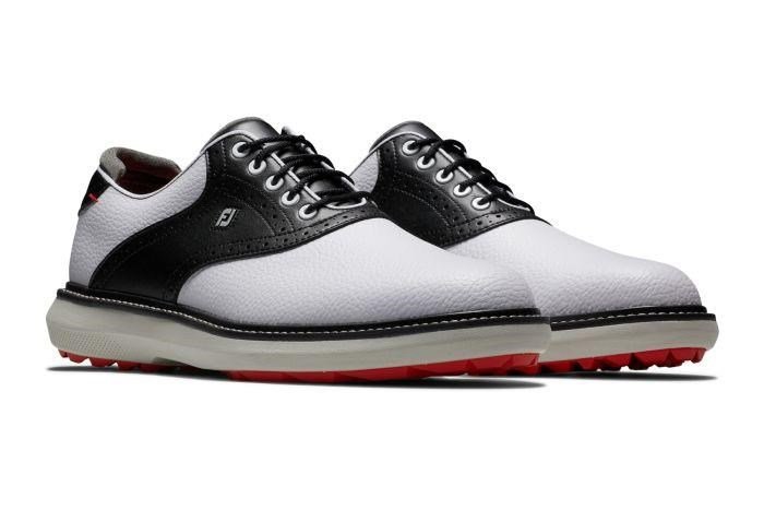 FootJoy FootJoy Traditions Spikeless mens golf shoes, white/black