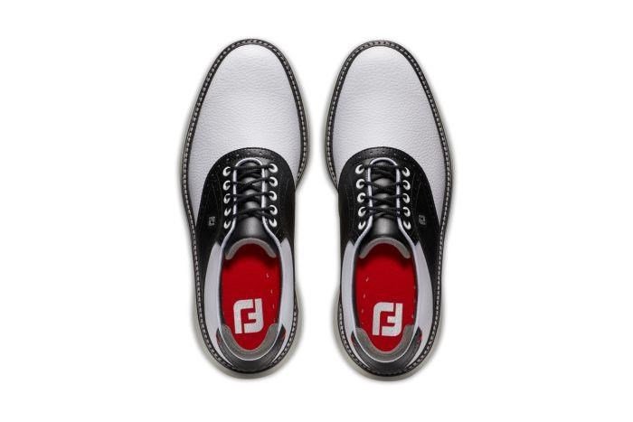 FootJoy FootJoy Traditions Spikeless mens golf shoes, white/black