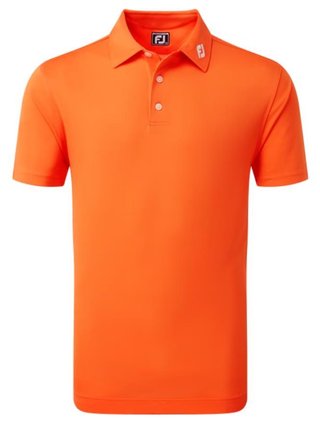 FootJoy Stretch Pique Solid men's polo, orange