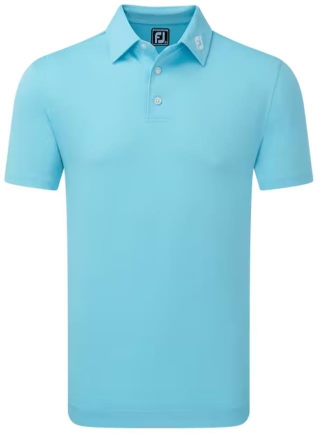 FootJoy Stretch Pique Solid men's polo, riviera blue