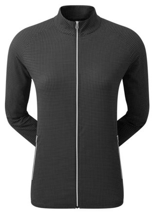 FootJoy Houndstooth Print Woven women's jacket, black
