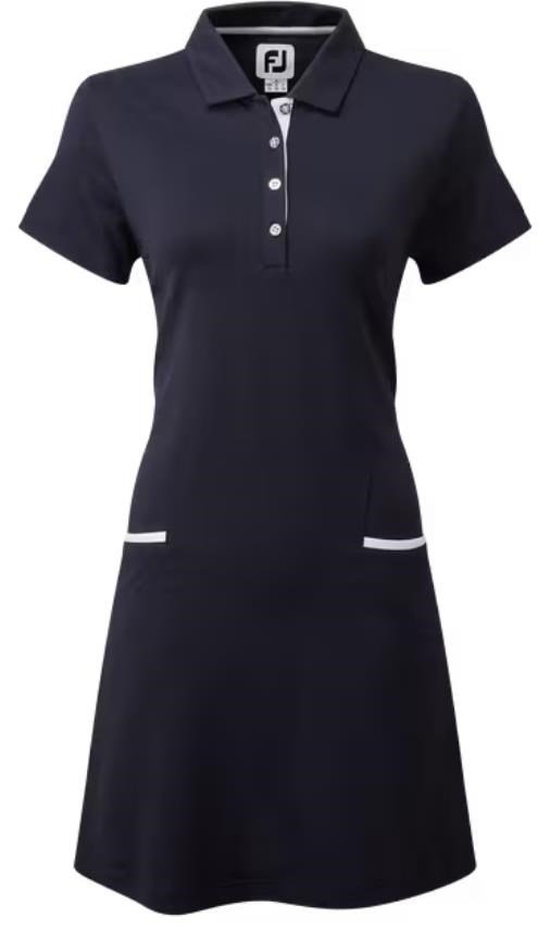 FootJoy Golf ladies dress 2023 women's dress, navy/white