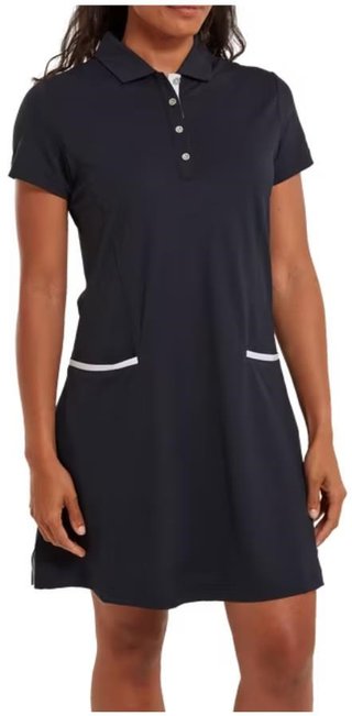 FootJoy Golf ladies dress 2023 women's dress, navy/white
