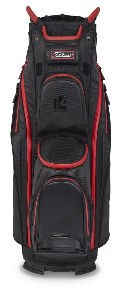 Titleist 14 StaDry cart bag, black/black/red