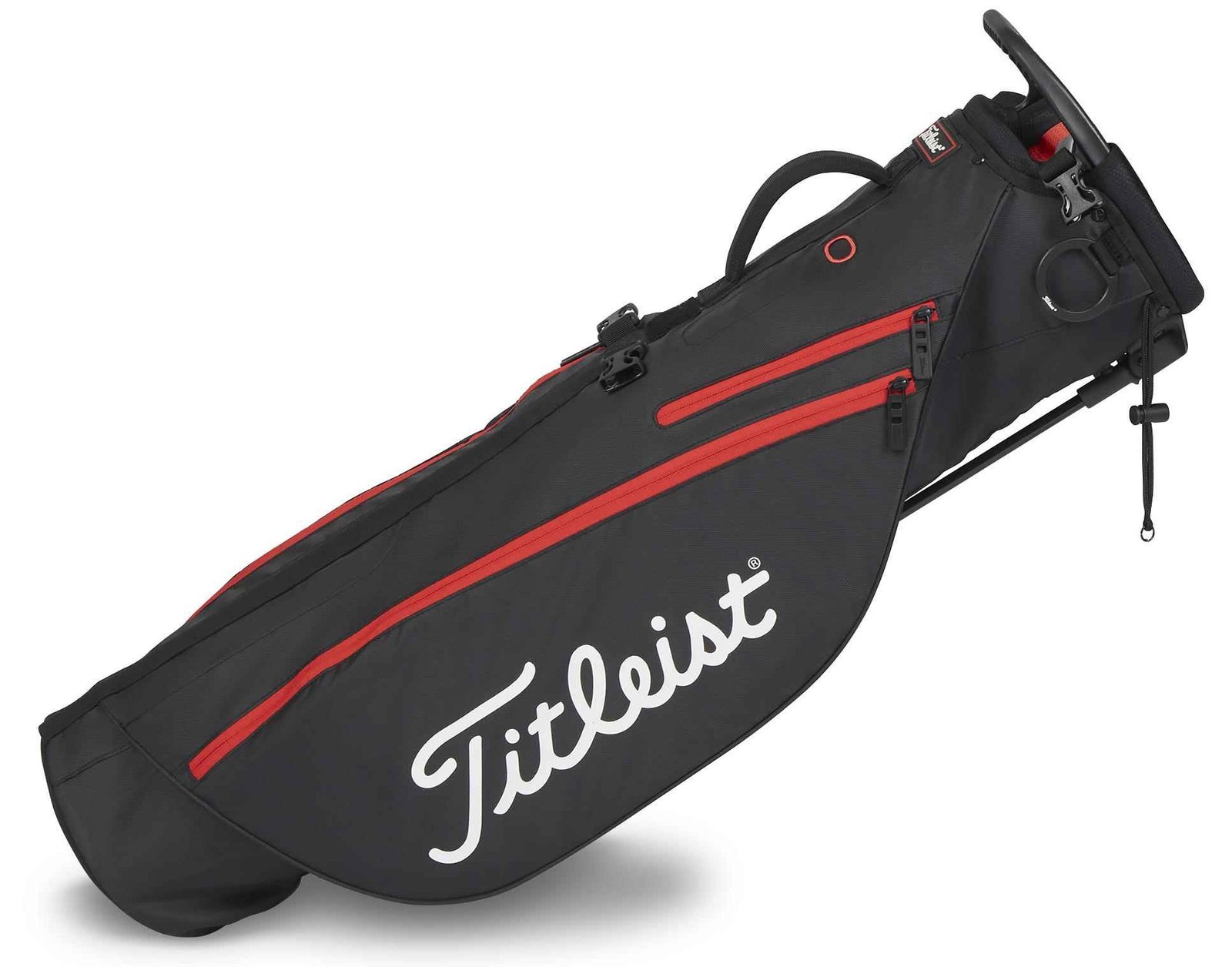 Titleist Premium carry bag, black/black/red