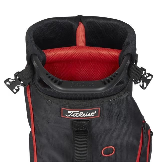 Titleist Premium carry bag, black/black/red