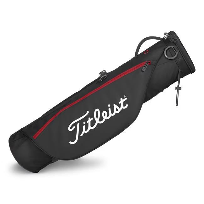 Titleist Carry pencil bag, black/red
