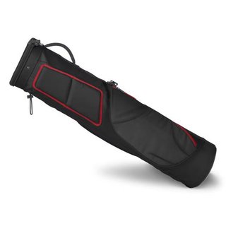 Titleist Carry pencil bag, black/red