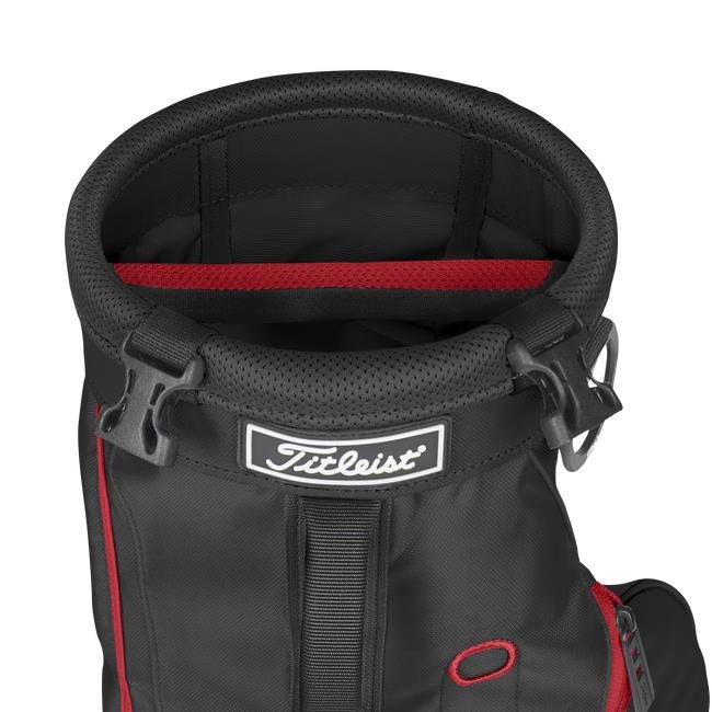 Titleist Carry pencil bag, black/red