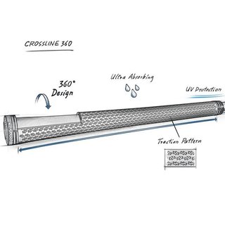 Lamkin Crossline 360 grip, standard, grey/black
