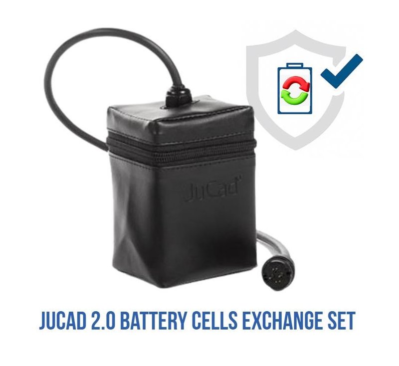 JuCad 2.0 Powerpack replace kit system no control-unit for self-mount incl. small battery cells case and cover