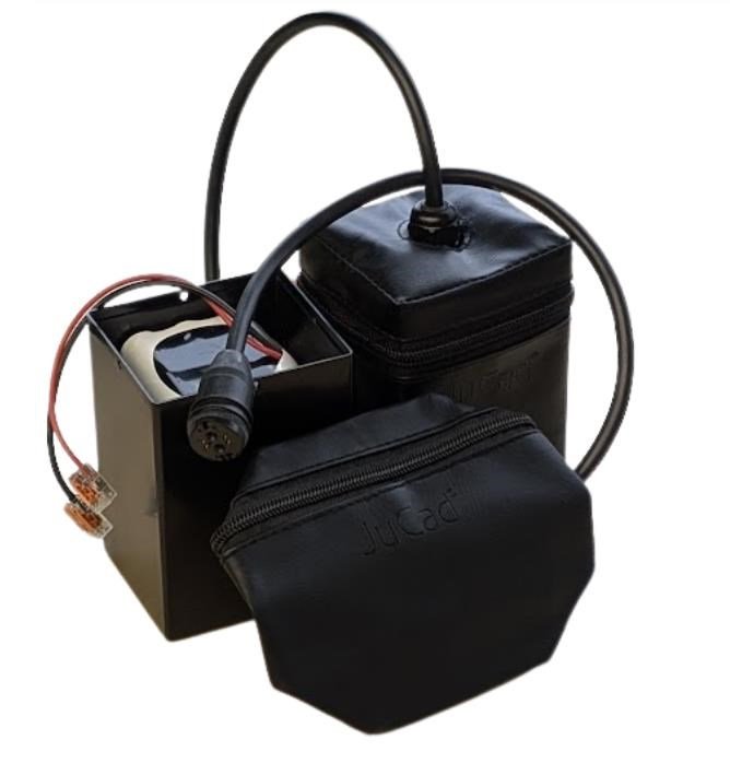 JuCad 2.0 Powerpack replace kit system no control-unit for self-mount incl. small battery cells case and cover