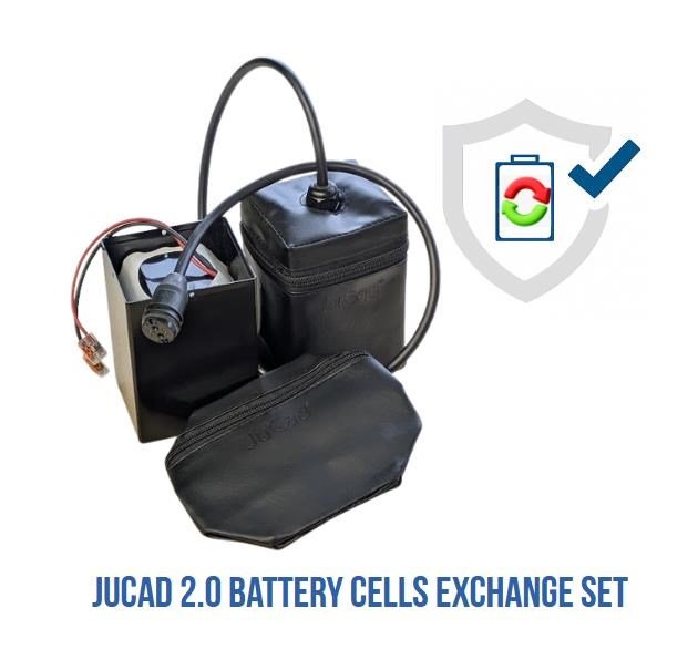 JuCad 2.0 Powerpack replace kit system no control-unit for self-mount incl. small battery cells case and cover