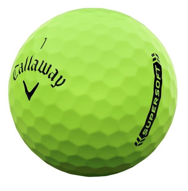 Callaway Supersoft Matte golf balls, green