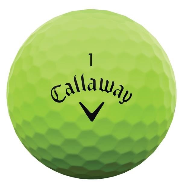 Callaway Supersoft Matte golf balls, green