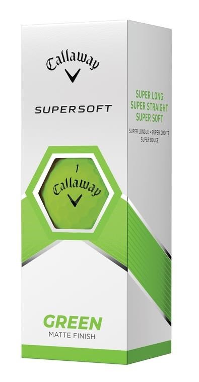 Callaway Supersoft Matte golf balls, green