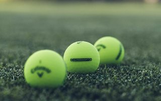 Callaway Supersoft Matte golf balls, green