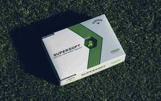 Callaway Supersoft Matte golf balls, green