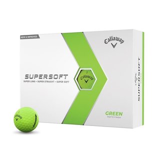 Callaway Supersoft Matte golf balls, green
