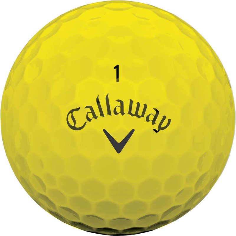 Callaway Warbird 2.0 golf balls, yellow