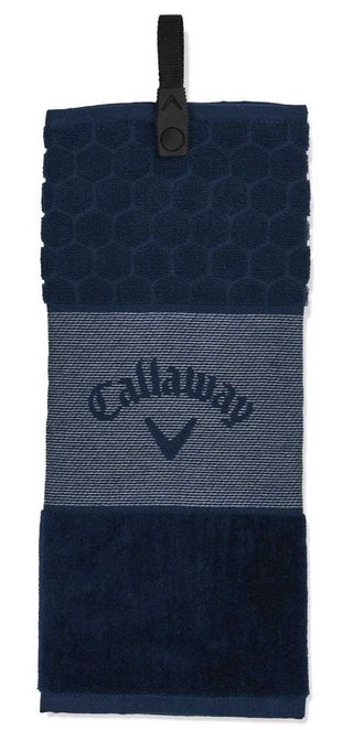 Callaway Tri-Fold 23 golf towel 16"x21", navy