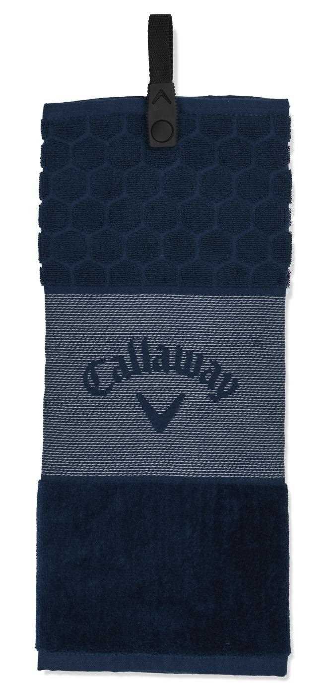 Callaway Tri-Fold 23 golf towel 16"x21", navy