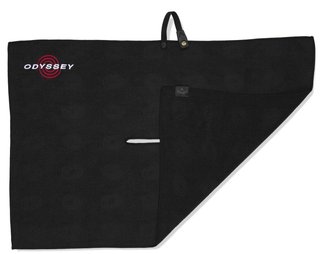 Odyssey Microfiber Golf Towel 30"x20", black