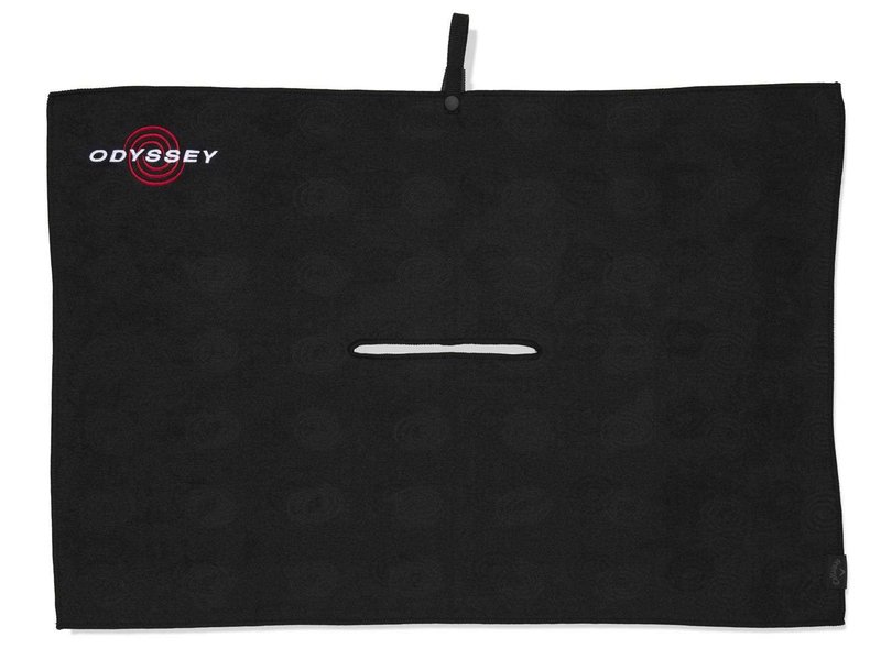 Odyssey Microfiber Golf Towel 30"x20", black