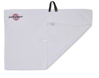 Odyssey Microfiber Golf Towel 30"x20", white