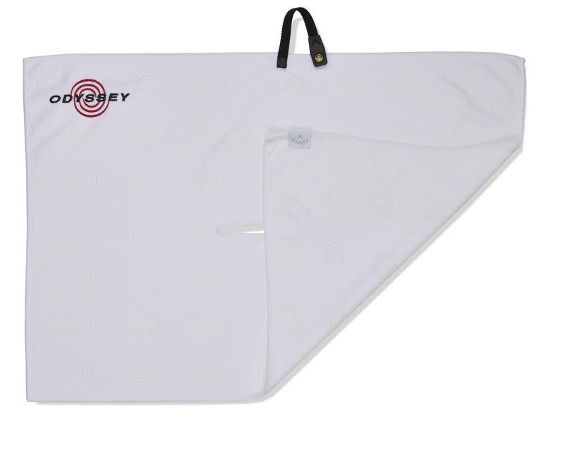 Odyssey Microfiber Golf Towel 30"x20", white