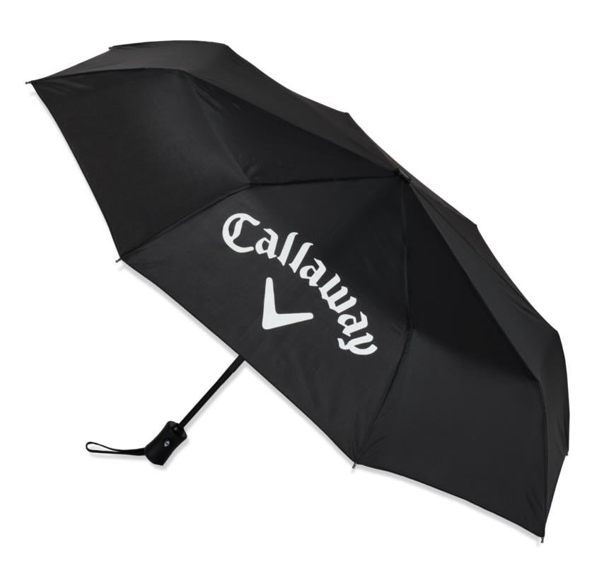 Callaway 43" Single Canopy Collapsible Umbrella, black/white
