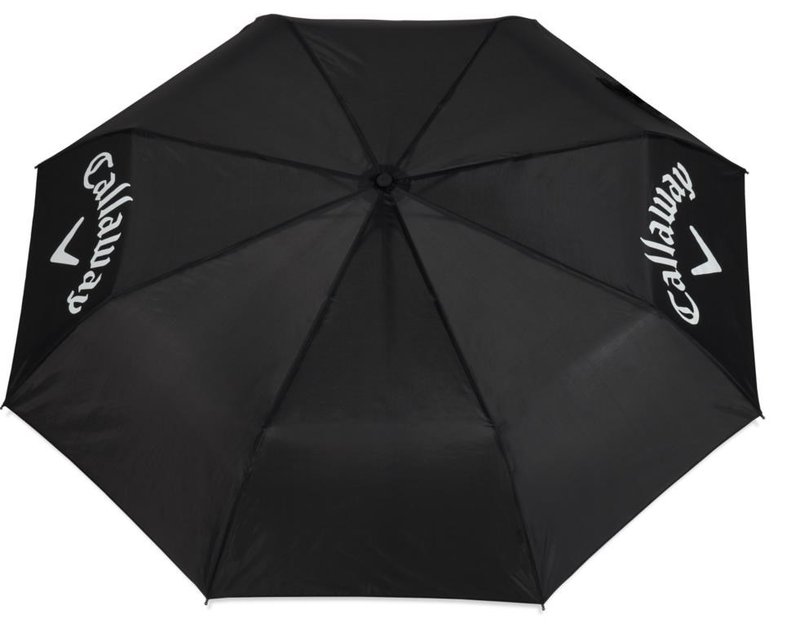 Callaway 43" Single Canopy Collapsible Umbrella, black/white