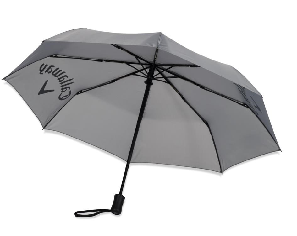 Callaway 43" Single Canopy Collapsible Umbrella, grey/black