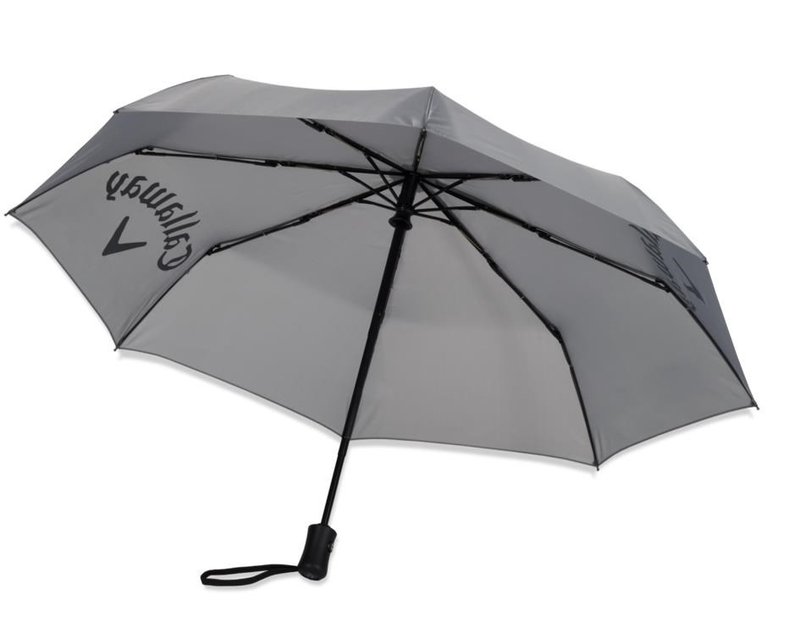 Callaway 43" Single Canopy Collapsible Umbrella, grey/black