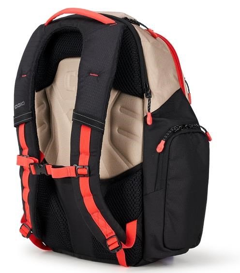 Ogio Gambit Pro Backpack 25L bag, tan/blue/red